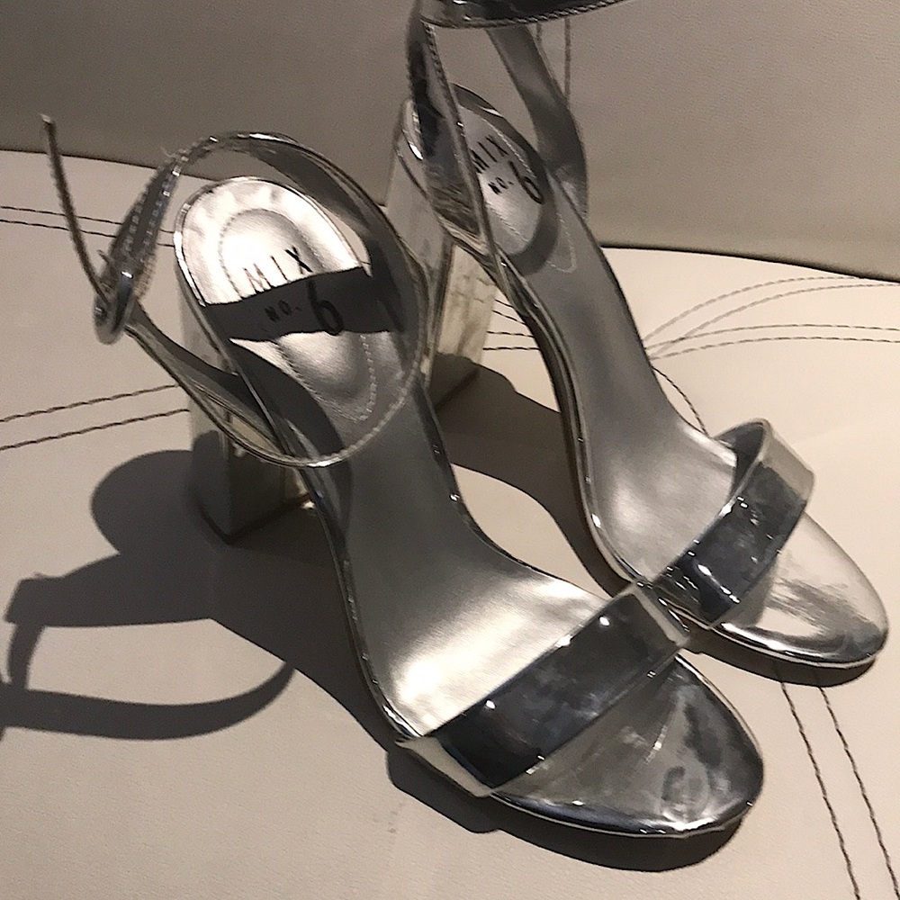 pretty silver sandals